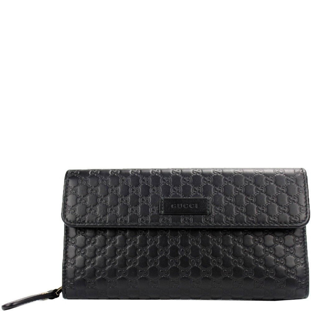 Authentic Gucci Guccisima Wallet in Black